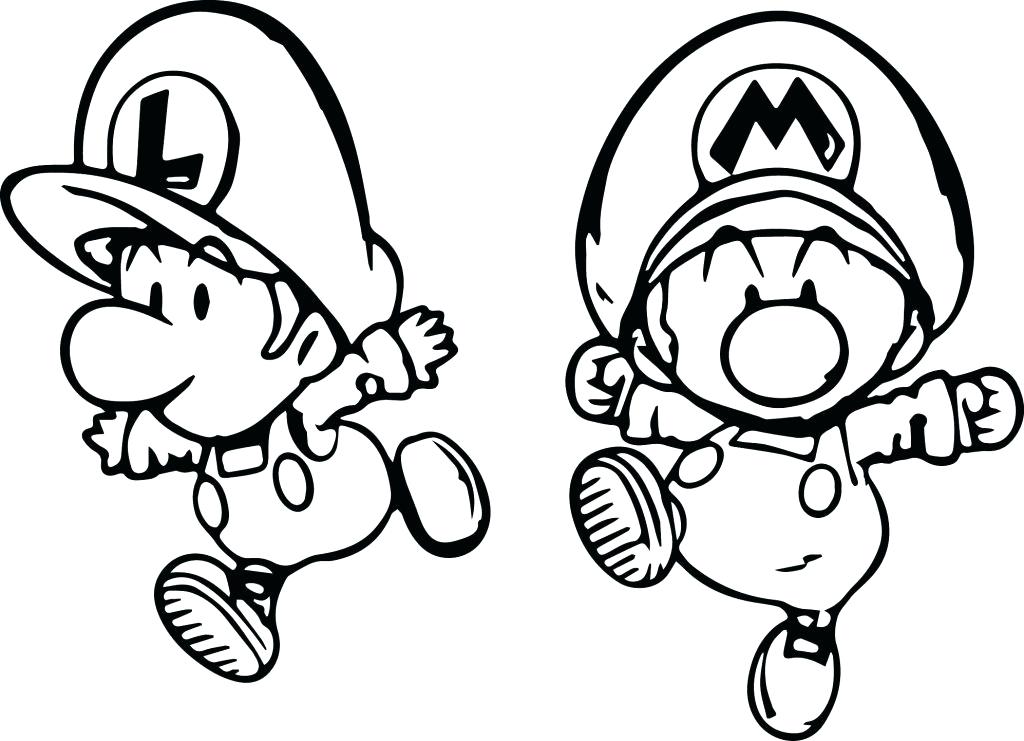 1024x741 N Coloring Sheets Or Baby And Coloring Pages New Super Luigi U