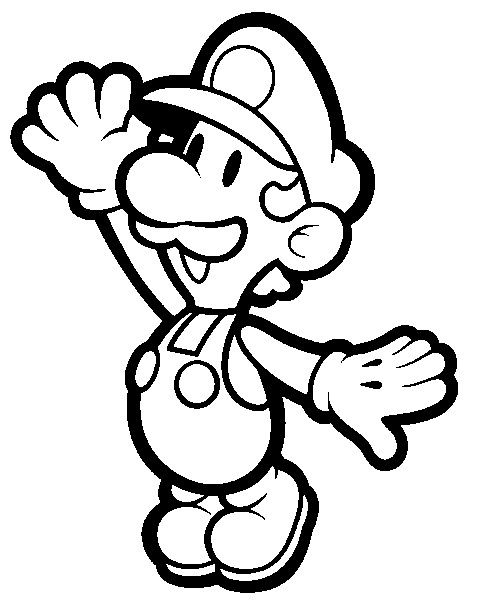 477x600 Super Mario Coloring Pages Printables Mario Bros