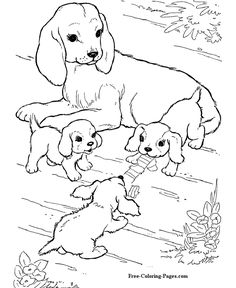 236x288 Dog Coloring Pages