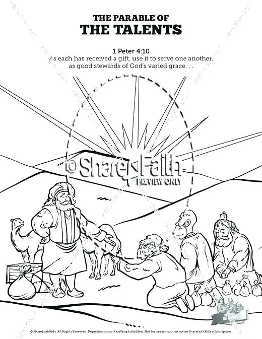 520x673 Parable Coloring Pages Grandmaman Site