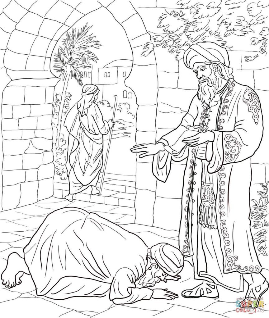 864x1024 Parable Of The Sower Coloring Page
