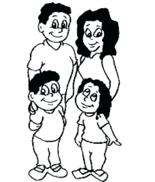 507x595 Child Obeying Parents Coloring Page Kids Coloring Curious