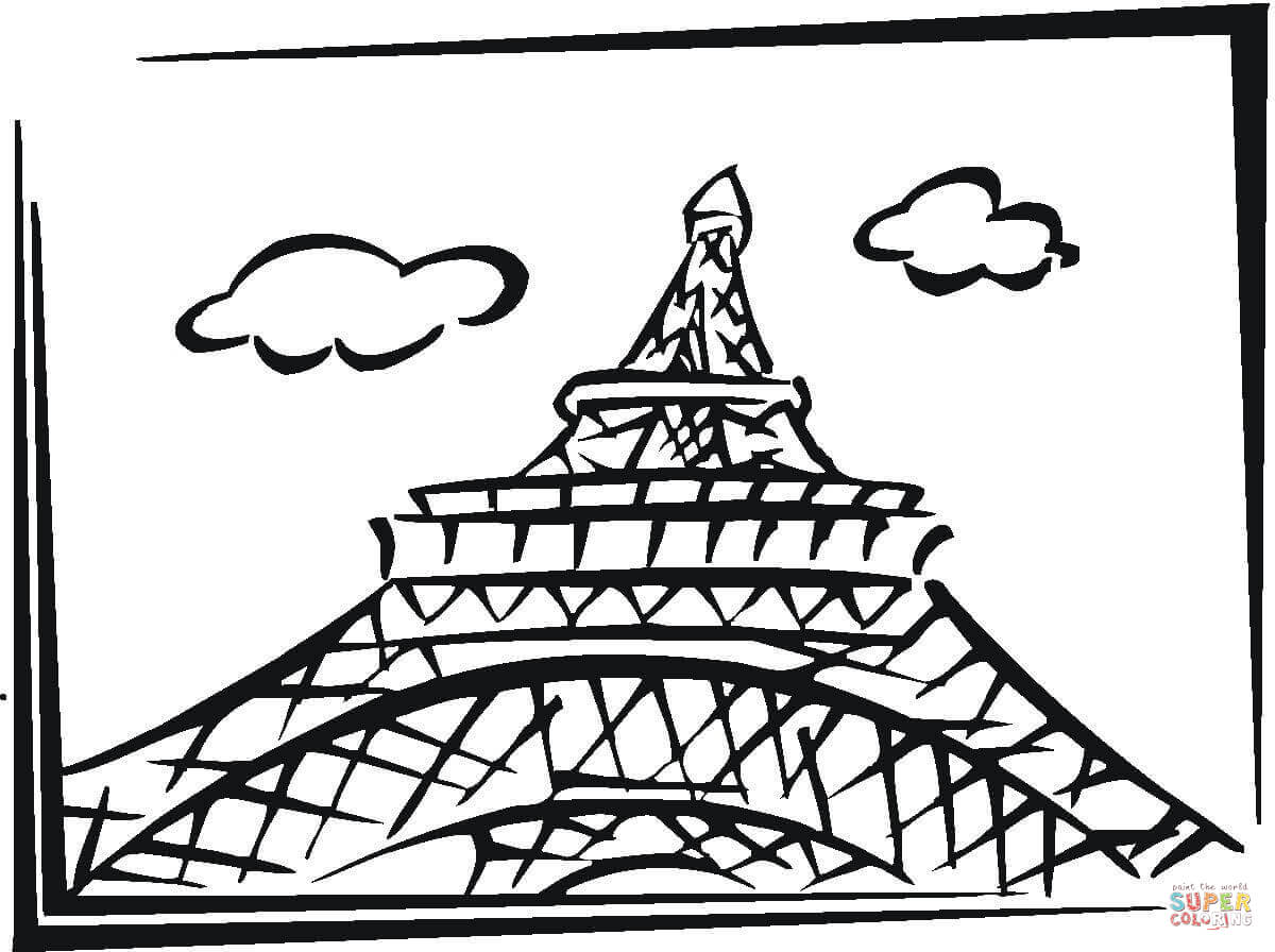 1200x896 Paris Coloring Pages