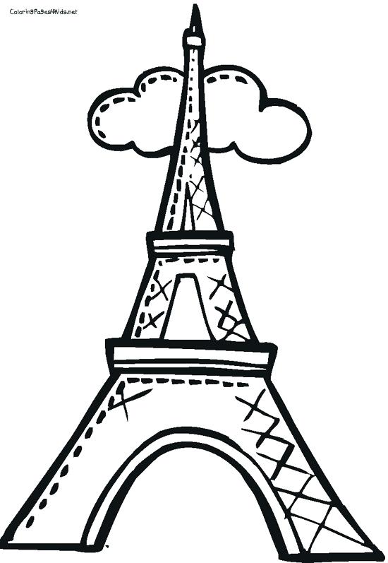 550x797 Eiffel Tower Coloring Pages Tower Coloring Pages Coloring Pages