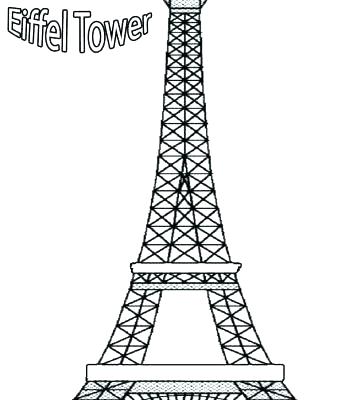 357x400 Eiffel Tower Coloring Page Tower Coloring Pages View Tower