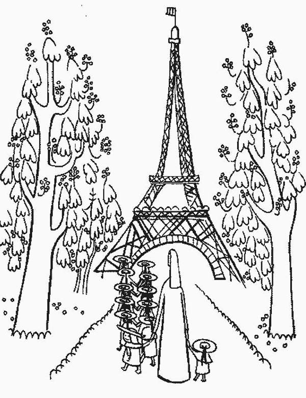 600x780 Eiffel Tower Coloring Page Lovely Paris Coloring Pages For Girls