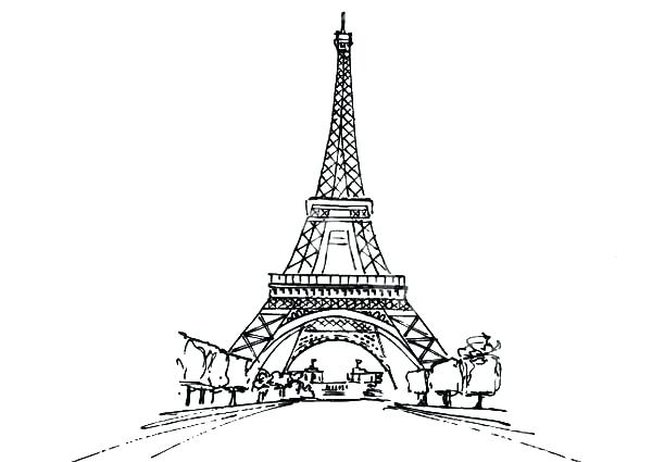 600x425 Printable Tower Coloring Pages For Kids Tower Coloring Page