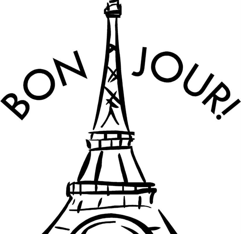 823x800 Kids Eiffel Tower Coloring Page Pages Outline Colouring Paris