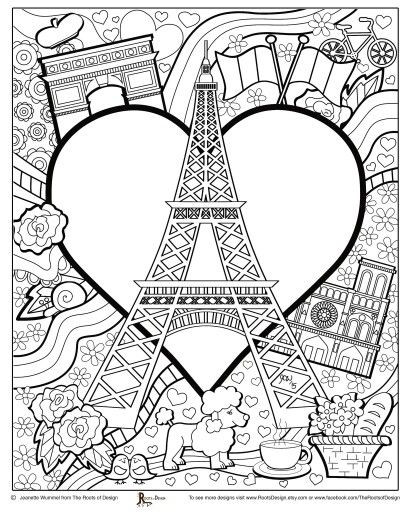 410x512 Paris Coloring Pages I Watch