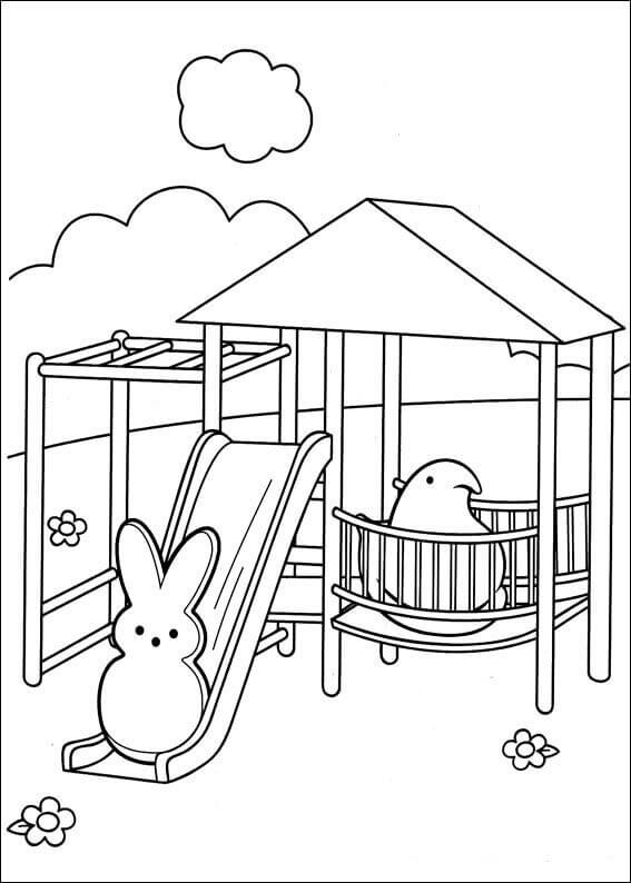 567x794 Free Printable Peeps Coloring Pages