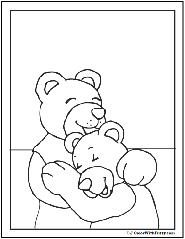 590x762 Teddy Bear Coloring Pages For Fun!