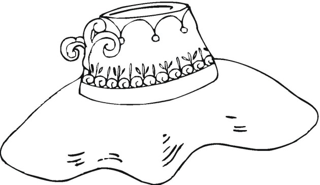 630x364 Hat Coloring Pages