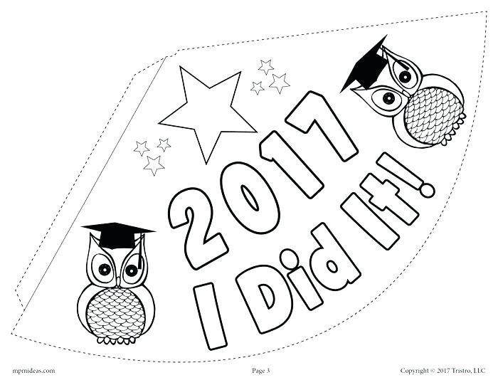 700x541 Party Hat Coloring Page Graduation Owl Coloring Page Harry Potter