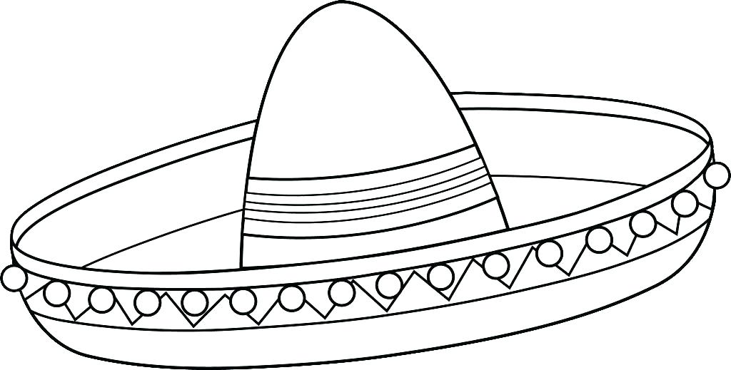 1024x519 Party Hat Coloring Page Party Hat Colouring Page