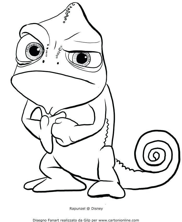 697x850 Chameleon Coloring Pages Pascal The Chameleon Of Coloring Pages