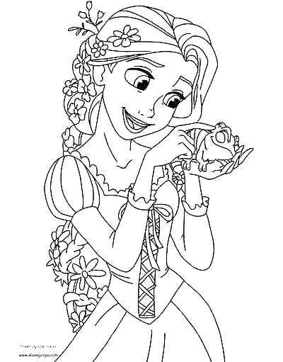 400x511 Rapunzel Coloring Page Baby Princess Coloring Pages Color Tangled