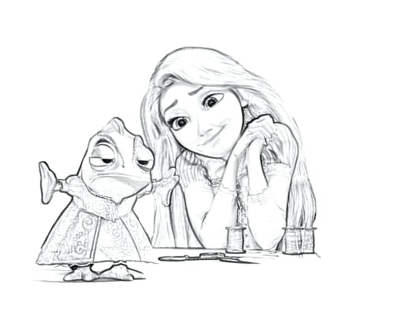 800x667 Rapunzel Tangled Coloring Pages
