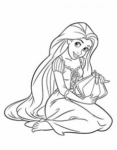 236x304 Coloring Pages Tangled Pascal