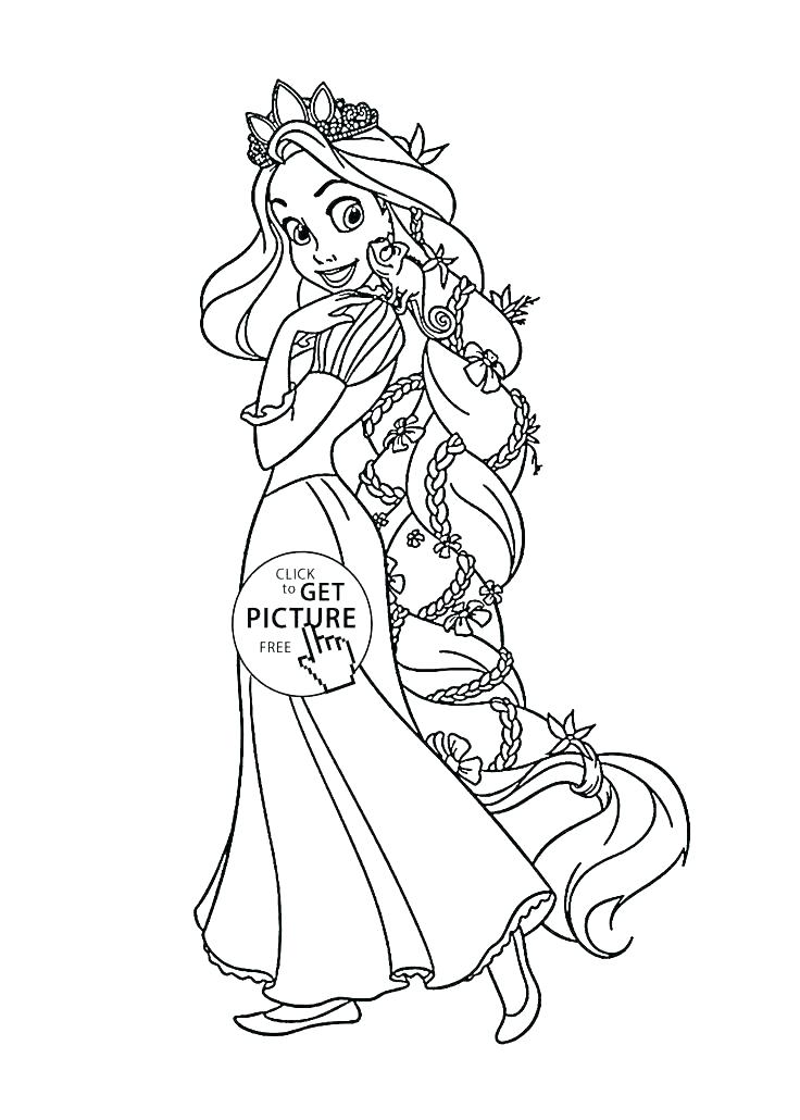 736x1030 Disney Tangled Coloring Pages Pascal Tangled Colouring Pages