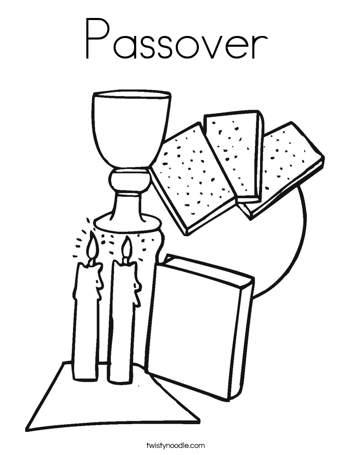 685x886 Passover Coloring Page