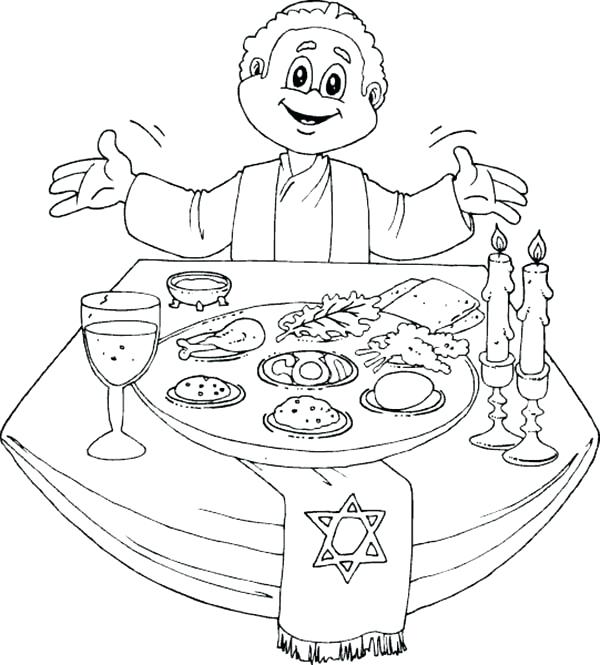 600x665 Pesach Coloring Pages Happy Greeting Cards Mandalas Print Easy