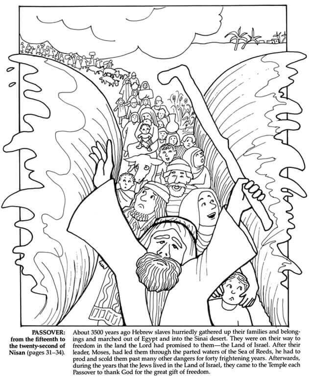 631x770 Free Printable Passover Coloring Pages