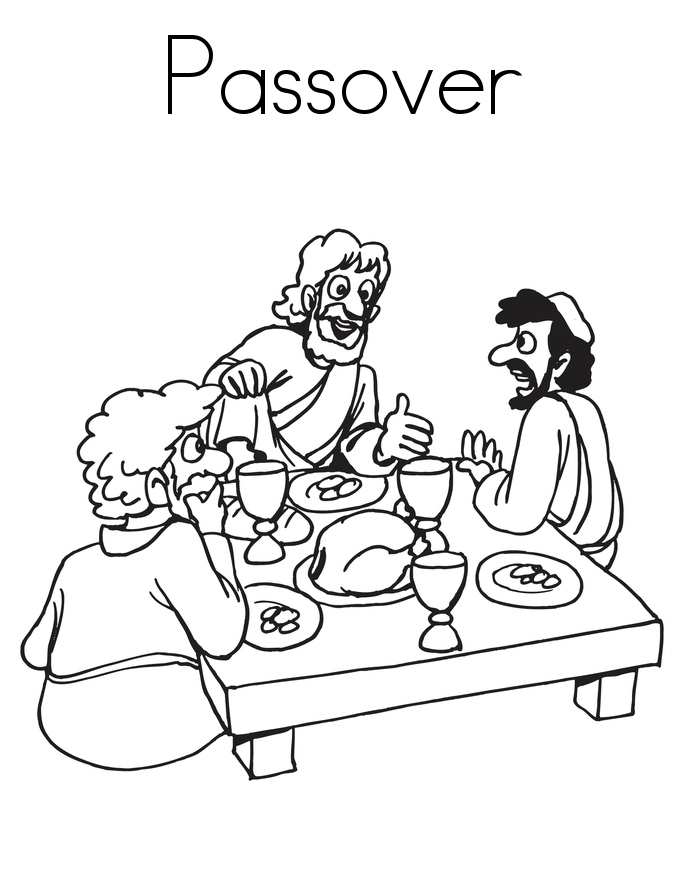 685x886 Free Printable Passover Coloring Pages