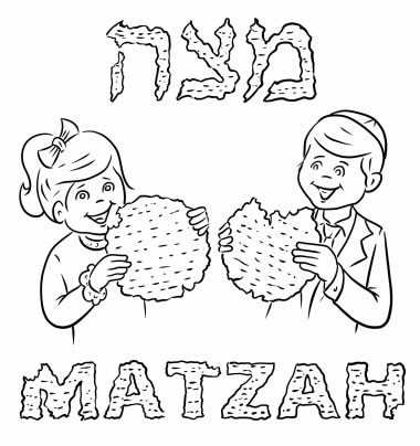 380x404 Passover Coloring Pages