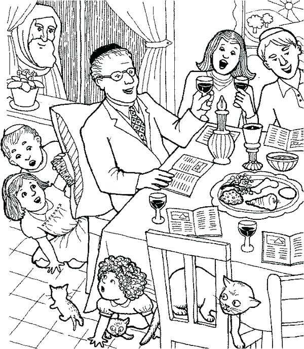 600x689 Passover Coloring Pages Coloring Page Passover Coloring Pages