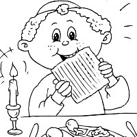 200x200 Passover Coloring Pages Surfnetkids