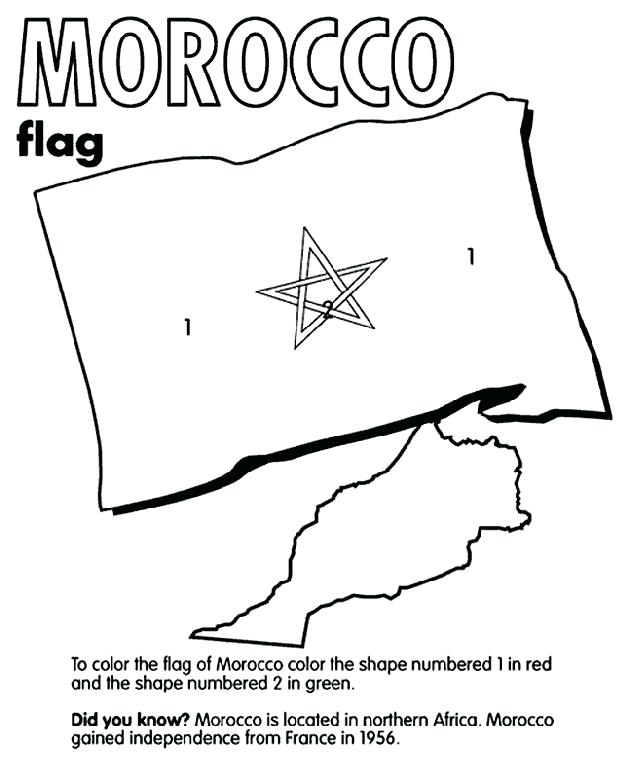 628x762 Passport Coloring Page Morocco Free Coloring Collection