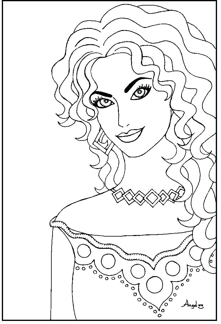723x1056 Stunning Passport Coloring Page Pretty Woman Coloring Pages