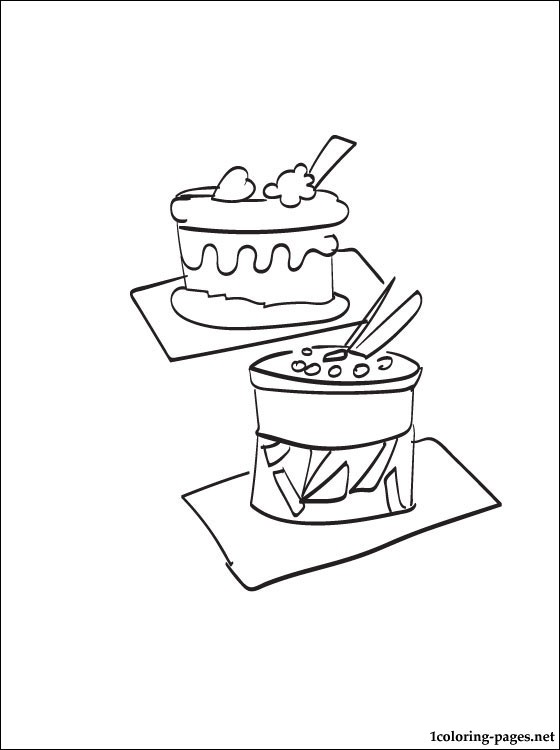 560x750 Pastry Coloring Page Coloring Pages