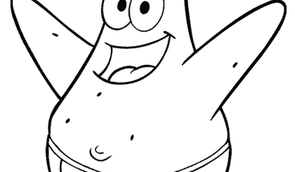 1024x600 Spongebob And Patrick Coloring Pages Timykids