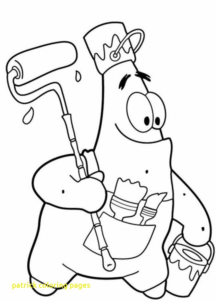 733x1024 Patrick Coloring Pages With Funny Patrick Star Coloring Pages