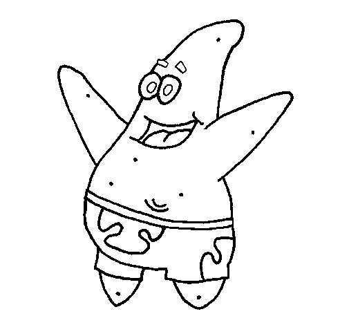 505x470 Patrick Star Coloring Page Coloringcrewcom, Patrick Coloring Pages