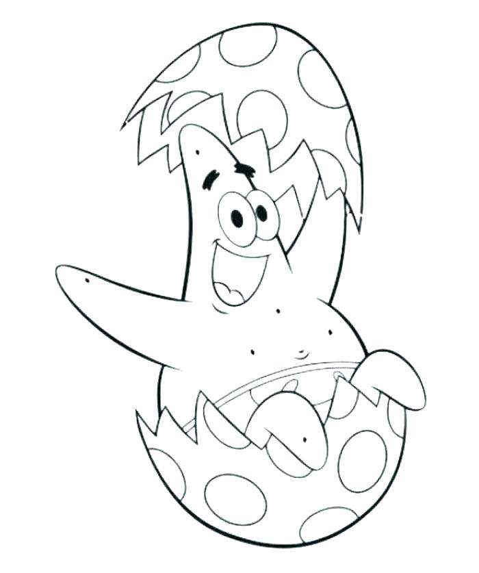 700x837 Patrick Star Coloring Page Patrick Star From Spongebob Coloring