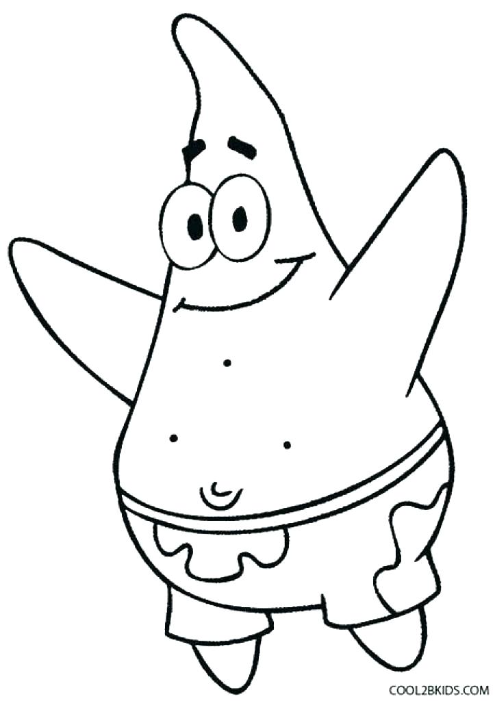 723x1024 Patrick Star Coloring Page Star Fish Coloring Page Printable