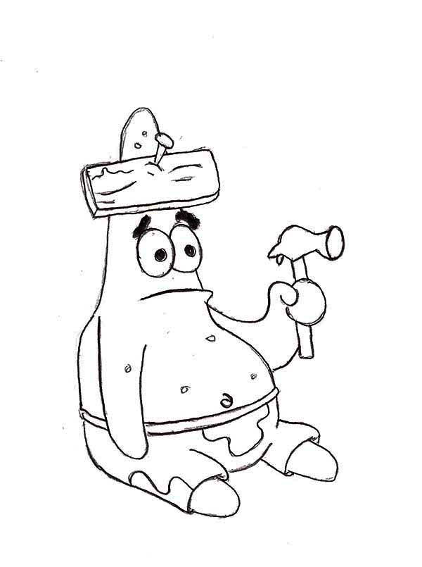 600x805 Patrick Coloring Pages