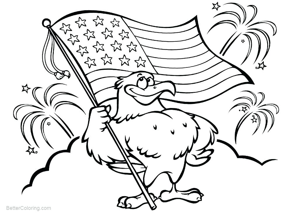1000x740 Patriotic Coloring Pages