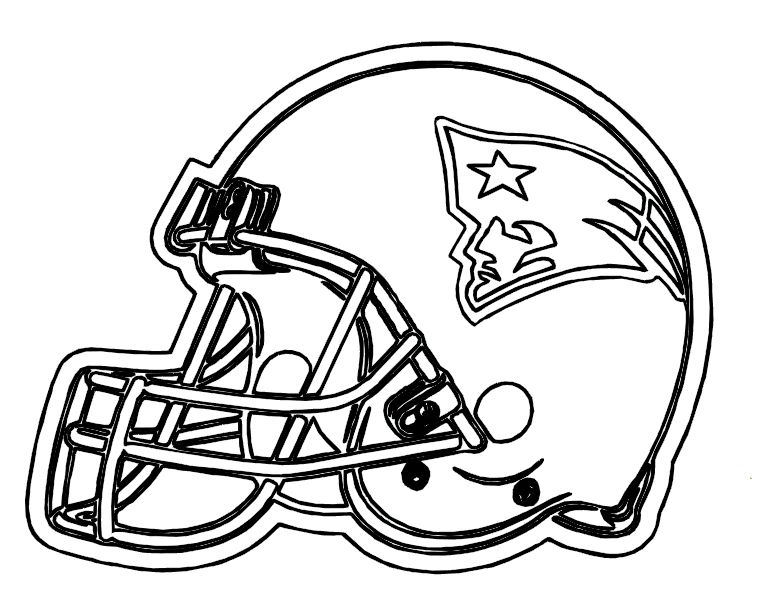 767x612 Football Helmet Patriots New England Coloring Pages Projects