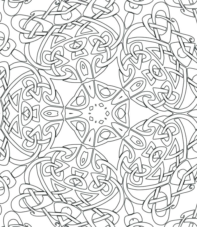 687x794 Geometric Coloring Sheets Printable Geometric Coloring Page