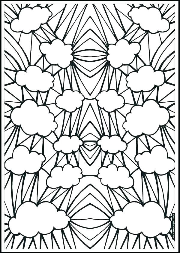 600x841 Patterned Coloring Pages Free Geometric Pattern Coloring Pages