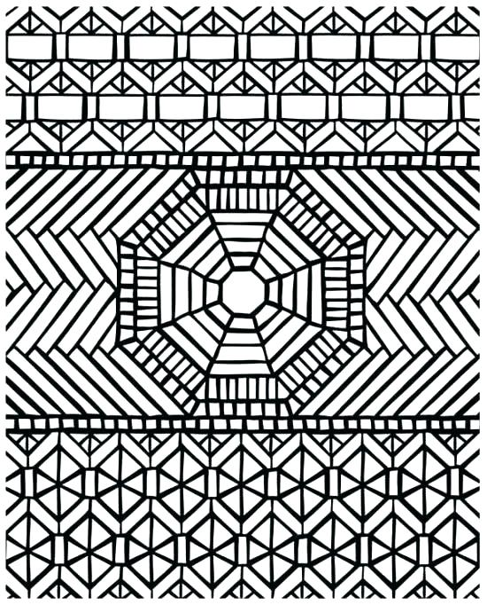 550x682 Printable Mosaic Coloring Pages Mosaic Coloring Pages Pattern