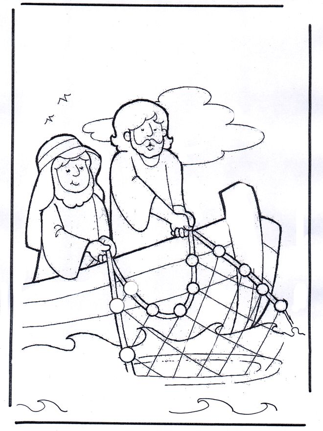660x880 Peter James And John Bible Coloring Pages For Kids