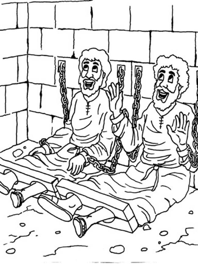 649x865 Paul In Prison Coloring Pages For Free Paul In Prison Coloring