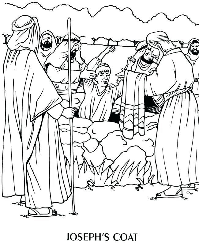 650x795 Joseph In Jail Coloring Sheet