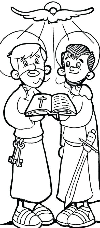 393x891 Paul Coloring Pages And Coloring Page And Coloring Page