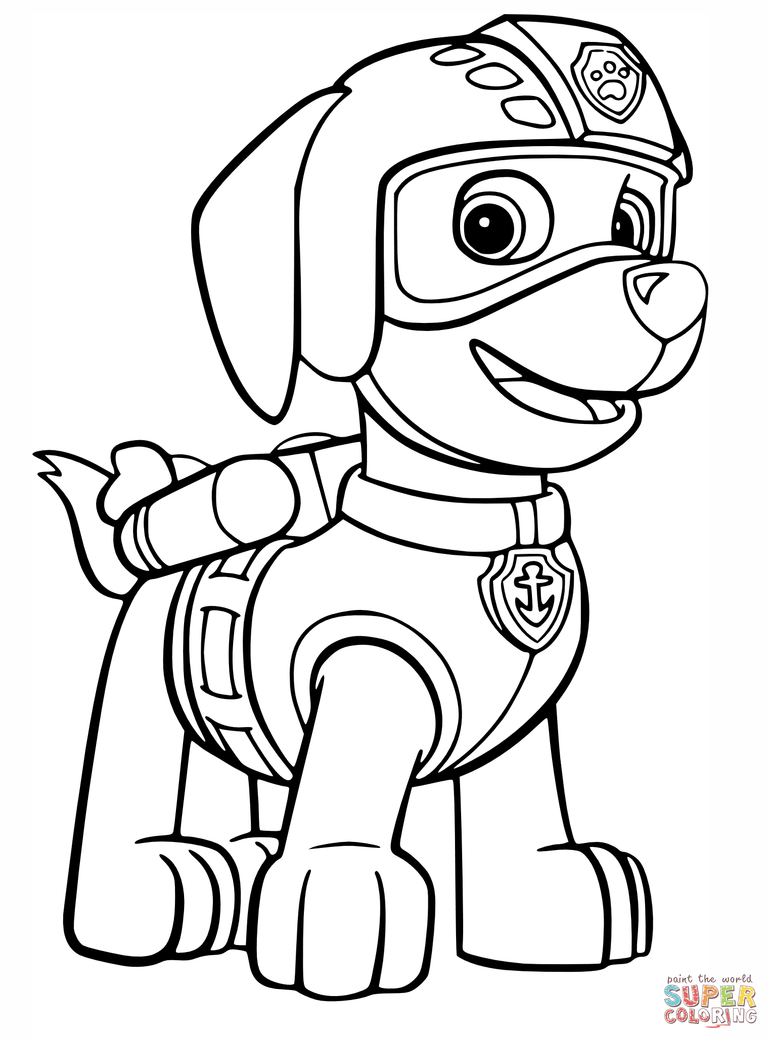 1521x2056 Paw Patrol Zuma Coloring Pages Coloring Pages Craft