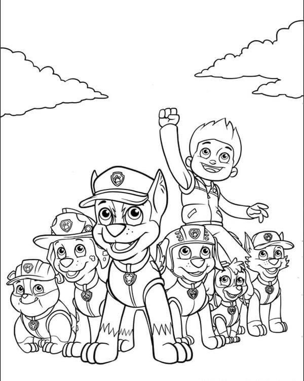 600x750 Sea Patrol Coloring Pages Top Paw Patrol Coloring Pages